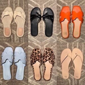Women's Sandals Bundle - 6 for $20 - Size 7
